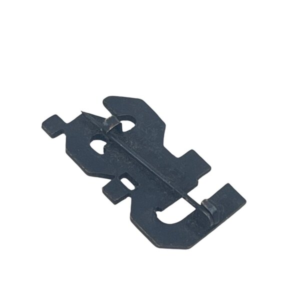 Vintage U.S. Navy Collar Insignia Pin Black Metal Military Badge - Picture 3 of 8